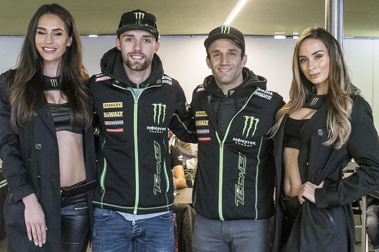 Ein starkes Duo: Jonas Folger (li.) und Johann Zarco