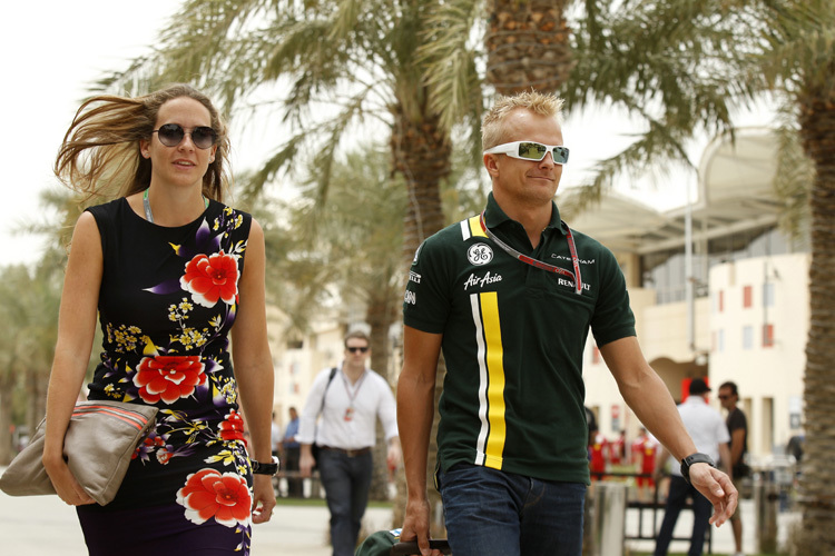 Heikki Kovalainen und seine Catherine