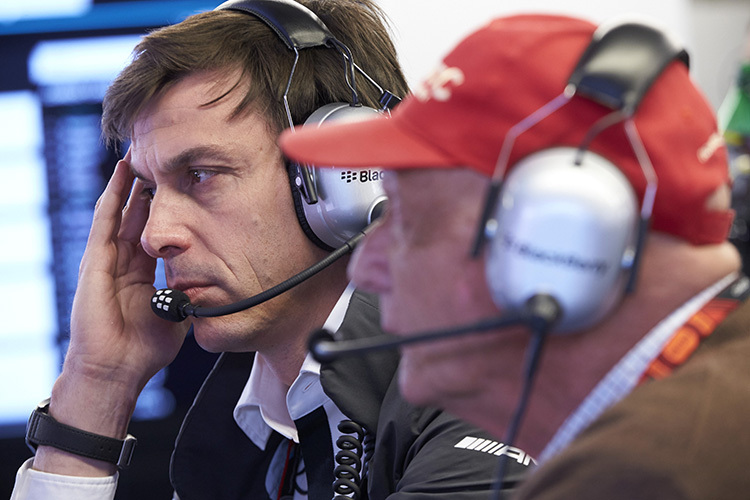 Toto Wolff und Niki Lauda