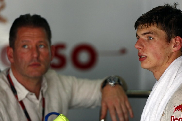 Max (re.) und Jos Verstappen