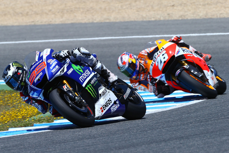 Jerez-GP am Sonntag: Jorge Lorenzo vor Dani Pedrosa