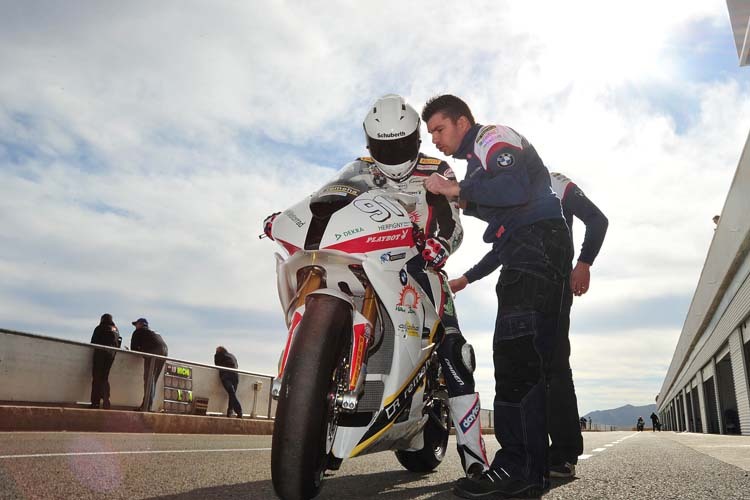 Bastien Mackels mit seiner BMW S1000RR