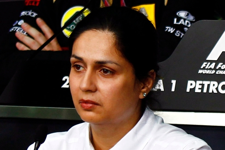 Monisha Kaltenborn weiss, was ein Rang wert ist.