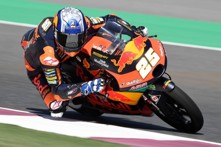 Raul Fernandez aus dem Red Bull Ajo-Team könnte heute für KTM den 100. GP-Sieg erobern