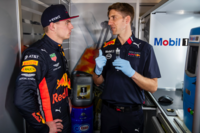 Dario Izzo mit Max Verstappen