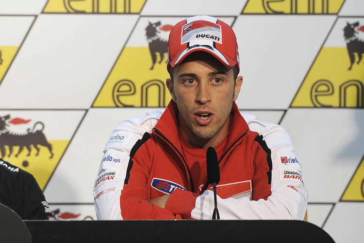 Andrea Dovizioso: Die Körperhaltung sagt vieles