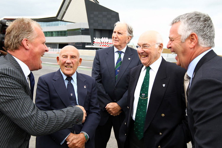 Johnny Herbert, Sir Stirling Moss, John Watson, Murray Walker, Derek Warwick