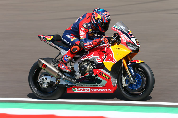 Stefan Bradl auf seiner Superbike-Honda