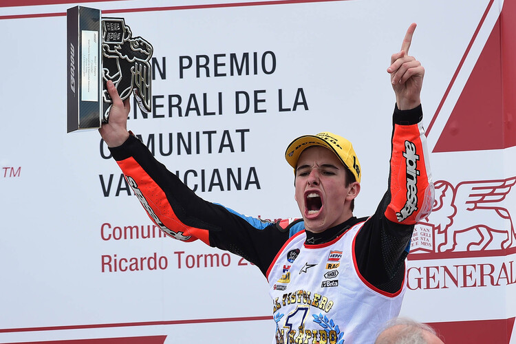 2014 feierte Márquez den Moto3-Titel