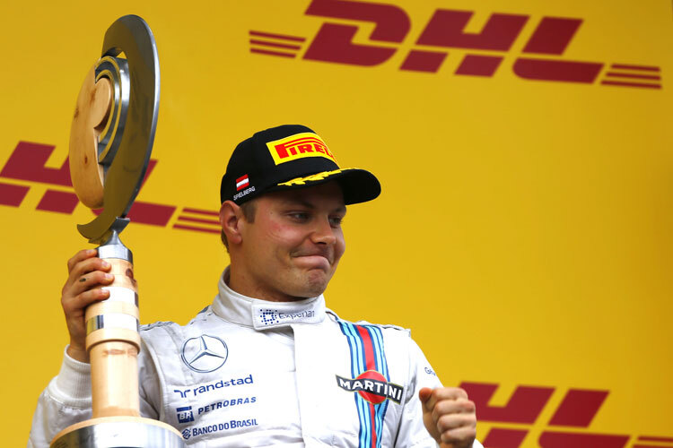 Valtteri Bottas feierte in Spielberg sein erstes Formel-1-Podium