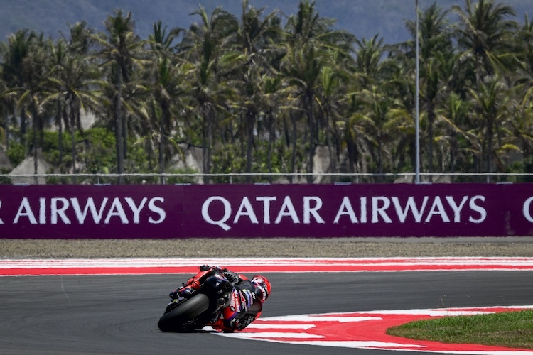 Aprilia-Pilot Maverick auf Platz 2 nach dem FP1 in Indonesien