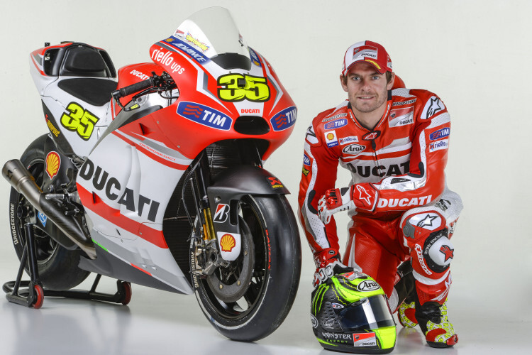 Cal Crutchlow mit der Ducati Desmosedici GP14