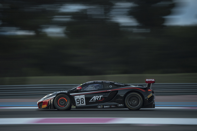 ART-McLaren mit einer Sekunde Rückstand Zweiter
