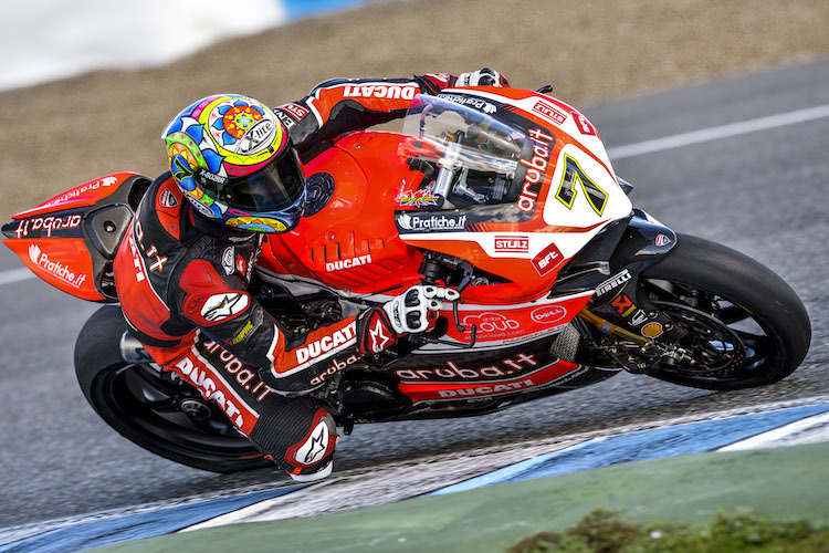 Chaz Davies: Beim Jerez-Test auf Rennreifen Schnellster