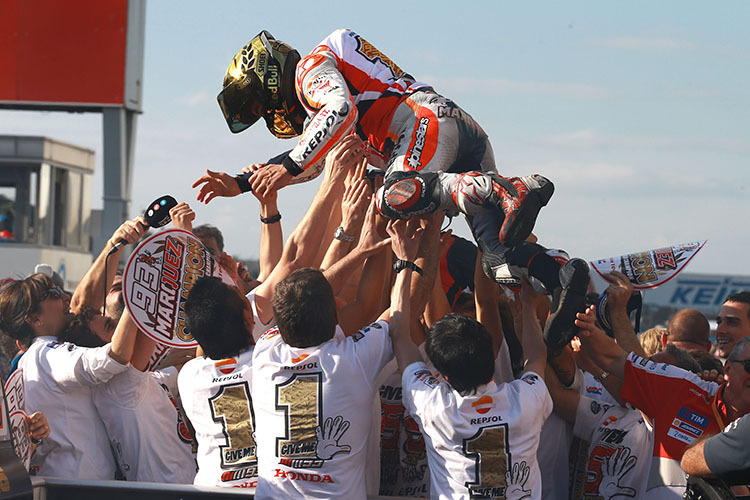 Marc Márquez feierte in Japan seinen fünften WM-Titel