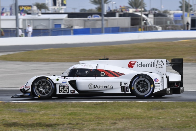 Der Mazda DPi von Multimatic auf der Strecke in Daytona