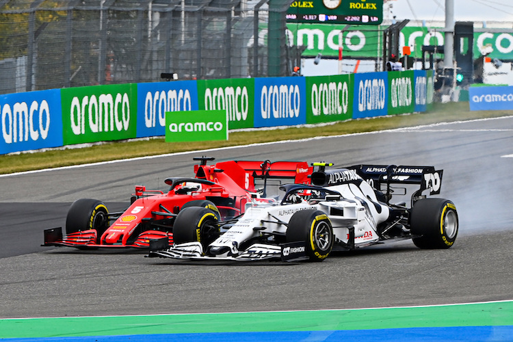 Pierre Gasly gegen Sebastian Vettel auf dem Nürburgring