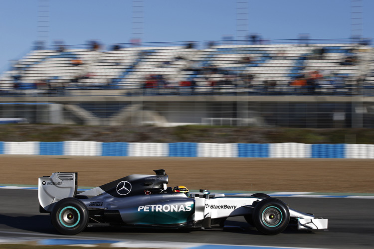 Lewis Hamilton im neuen Silberpfeil: Mercedes steht ausgezeichnet da