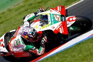 Johann Zarco konnte in Misano ebenfalls die neueste Chassis-Variante von Honda erproben)