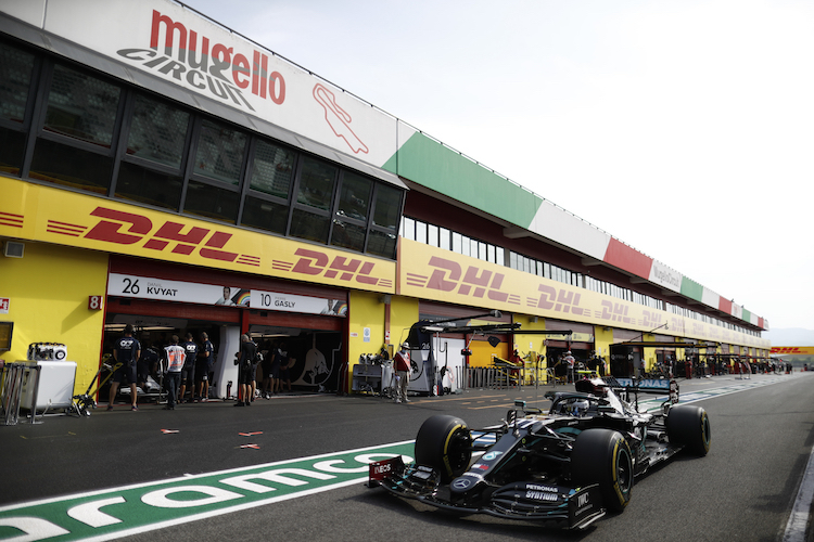 Valtteri Bottas drehte im zweiten Mugello-Training die schnellste Runde