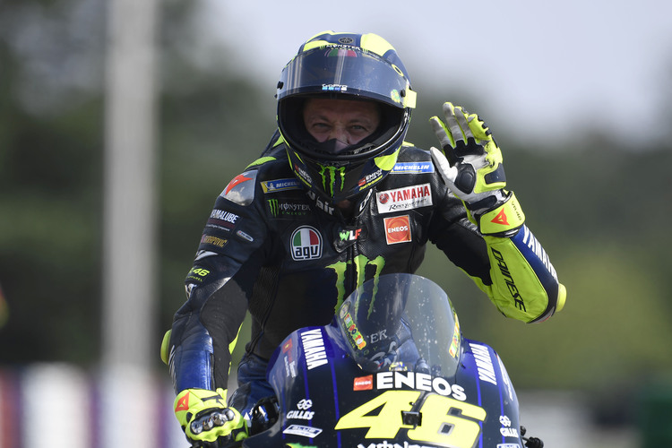 Valentino Rossi kämpfte sich von P10 auf P5 nach vorne