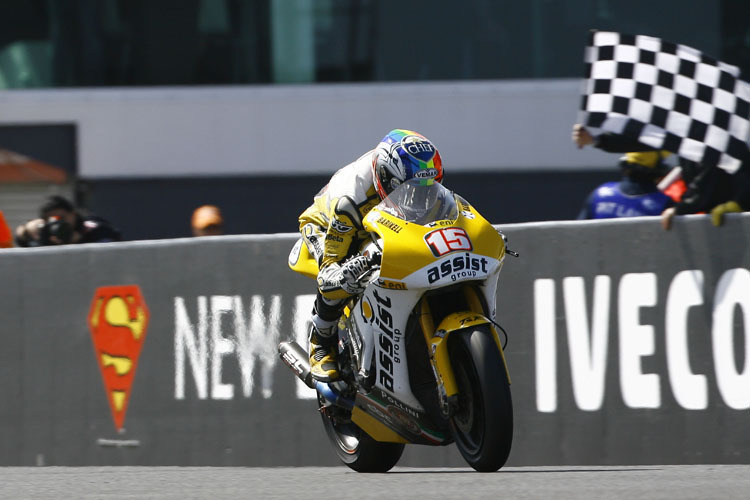 Alex De Angelis gewann 2011 auf MotoB in Australien