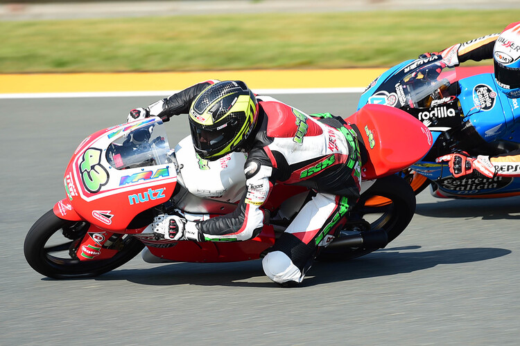 Luca Grünwald auf dem Sachsenring