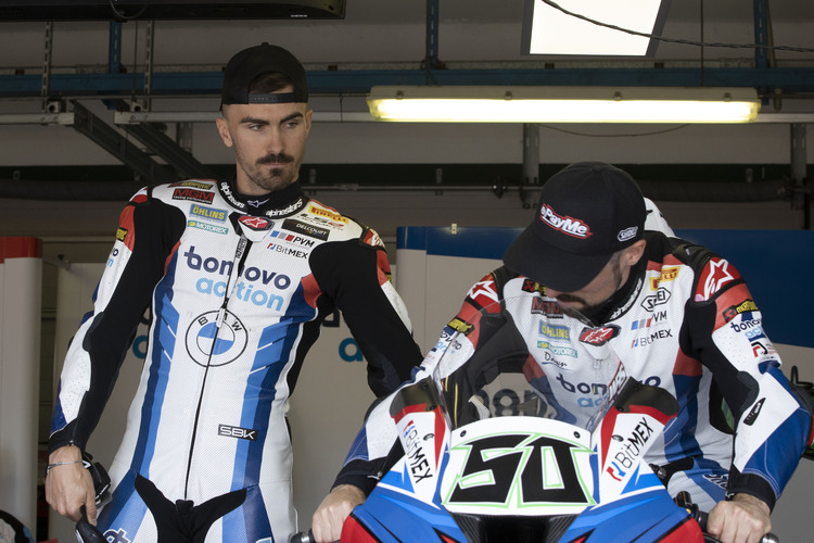 Loris Baz und Eugene Laverty