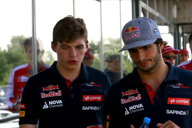 Max Verstappen und Carlos Sainz