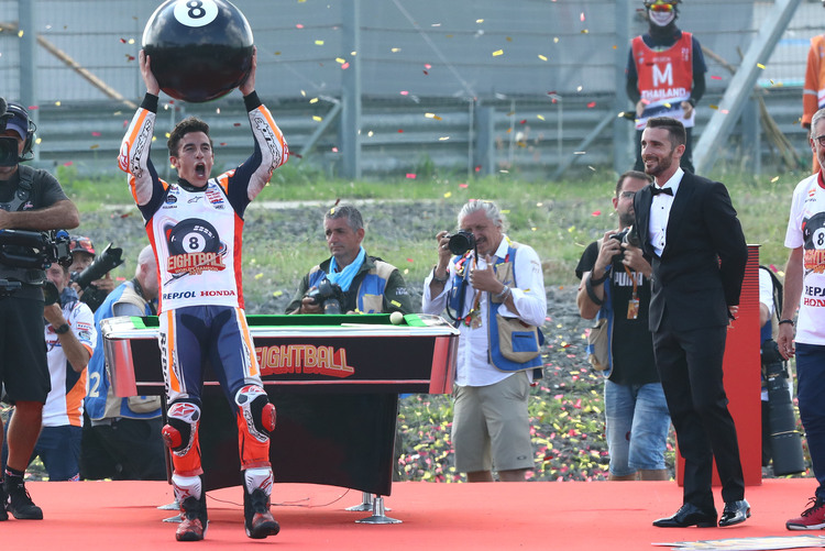 Marc Márquez beim achten Titelgewinn in Thailand