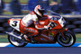 Raymond Roche 1990 beim Superbike-WM-Lauf in Donington Park