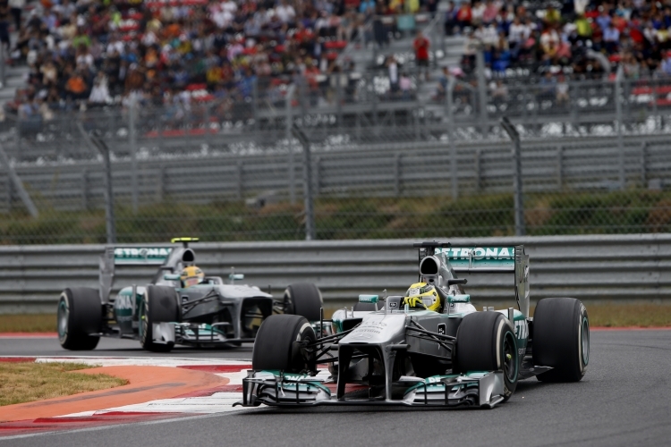 Nico Rosberg & Lewis Hamilton