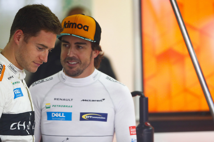 Stoffel Vandoorne und Fernando Alonso