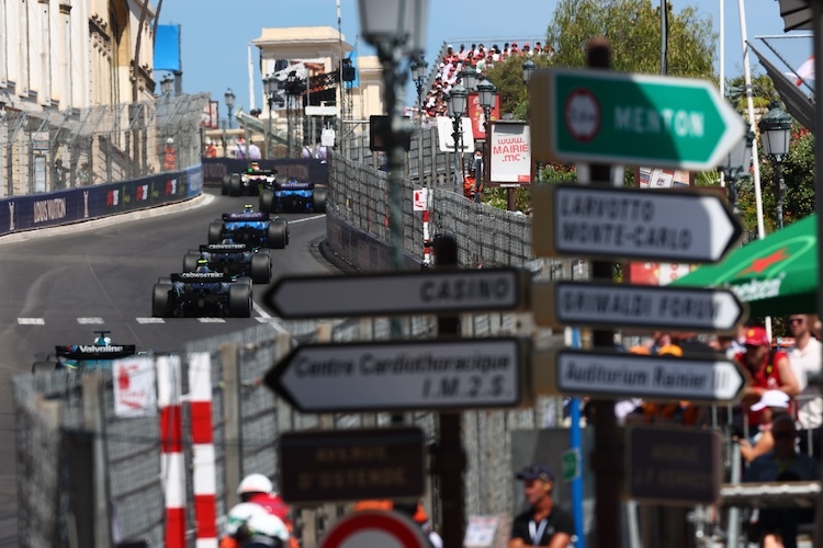 Grand Prix Monaco: Die beiden Williams vor den beiden Mercedes