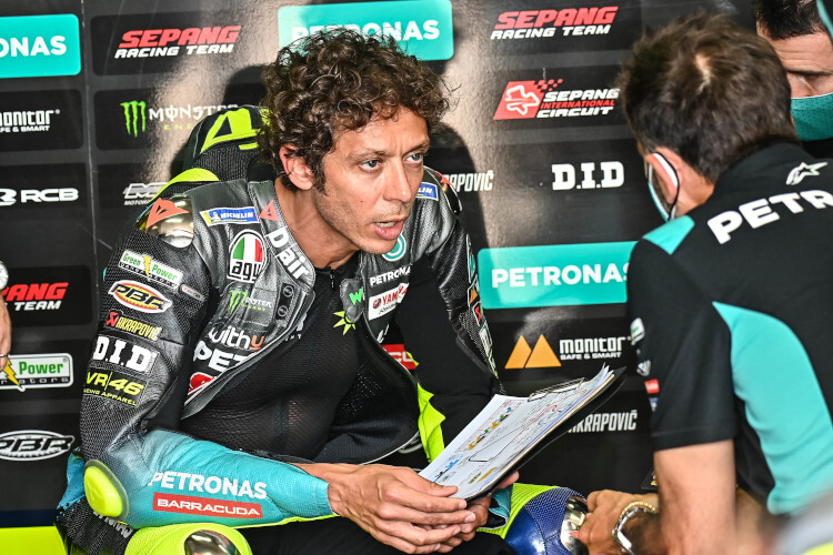 Valentino Rossi: Ratlosigkeit in seiner Box