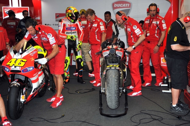Ducati-Box: Es wartet viel Arbeit