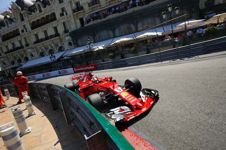 Monaco 2017: Sebastian Vettel mit Gina