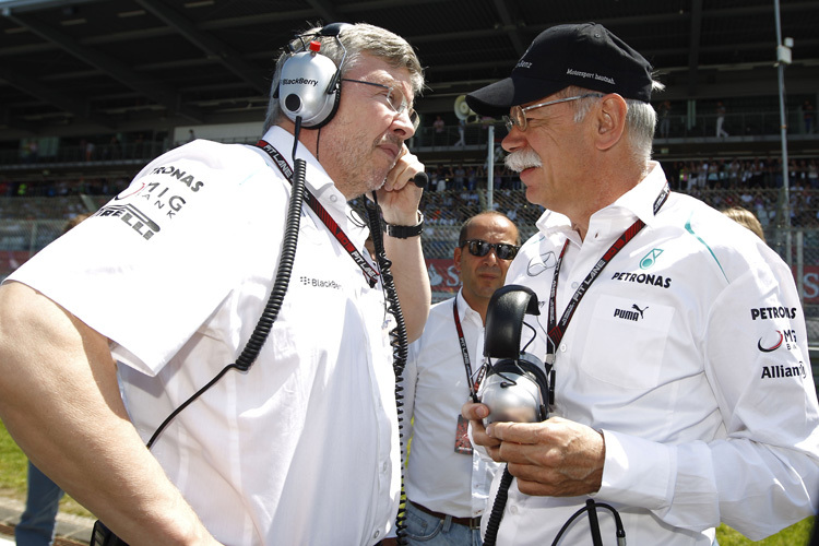 Ross Brawn und Dieter Zetsche