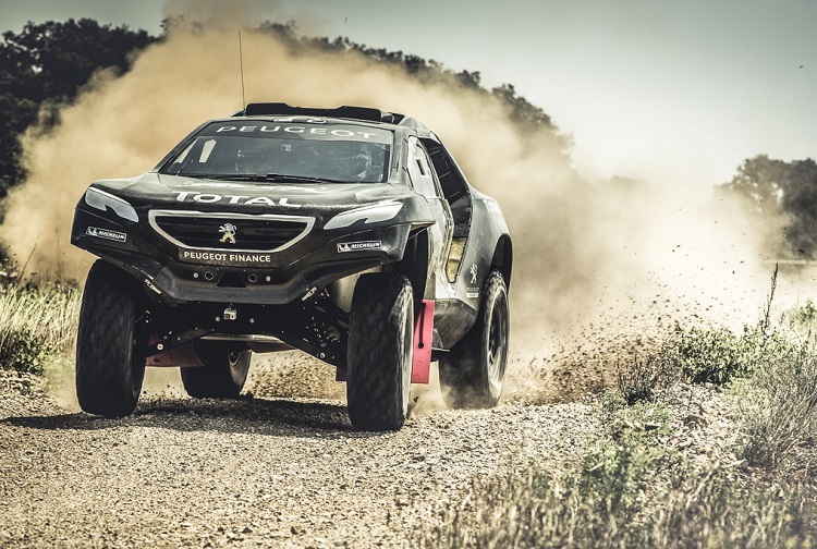 Der Peugeot 2008 DKR beim Test in Südfrankreich