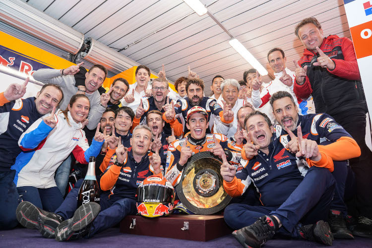 Das Repsol Honda Team bejubelte in Australien einen weiteren Erfolg von Marc Márquez