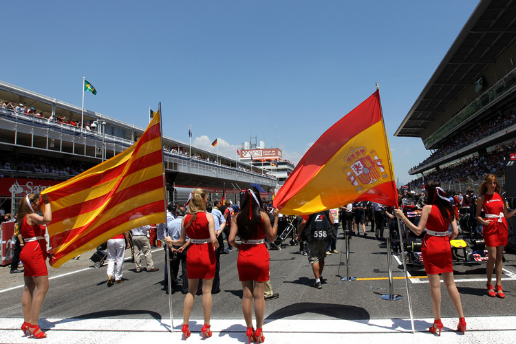 Die Formel 1 wird in Barcelona testen