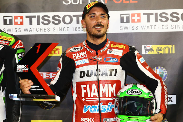 Zwei Poleposition gehörten zu den Highlights von Ducati-Ass Davide Giugliano in der Saison 2014