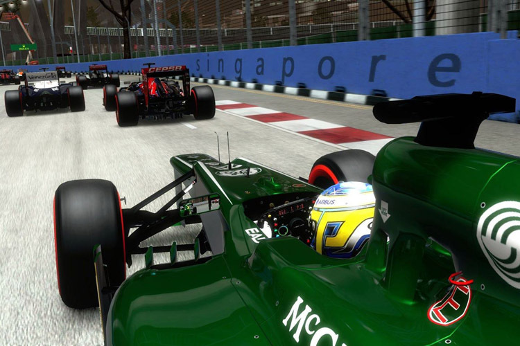 Virtuell Gas geben und das F1-Game 2014 sichern: Dank Caterham vergeht die Sommerpause wie im Fluge