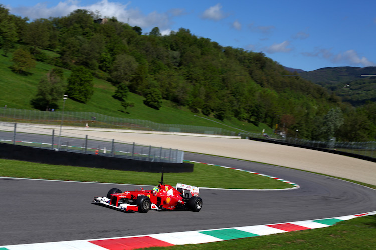 Felipe Massa bei Ferrari-Testfahrten in Mugello 2012