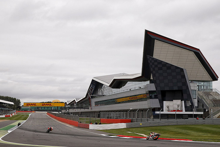 Der Silverstone Wing: Für MotoGP ist Start/Ziel wieder am alten Schauplatz 