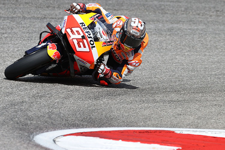 Marc Márquez beim Sieg in Texas am 3. Oktober