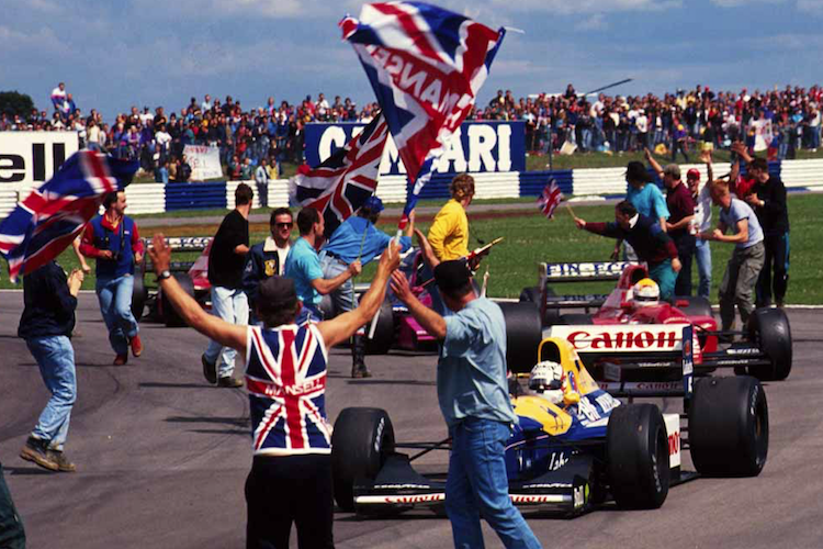 Mansellmania in Silverstone 1992