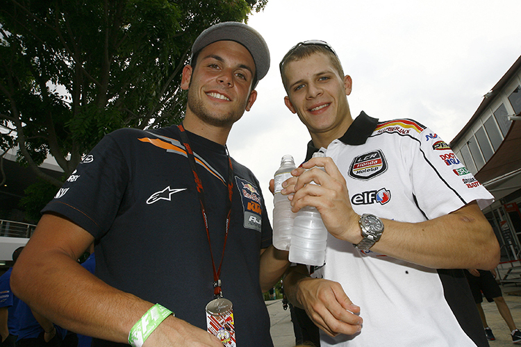 Ein Bild von 2012: Sandro Cortese (li.) und Stefan Bradl