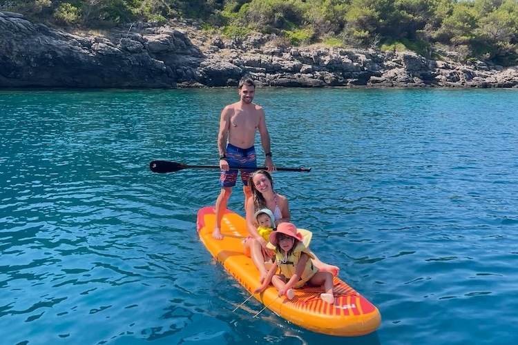 Miguel Oliveira mit Frau Andrea uns seinen Kindern