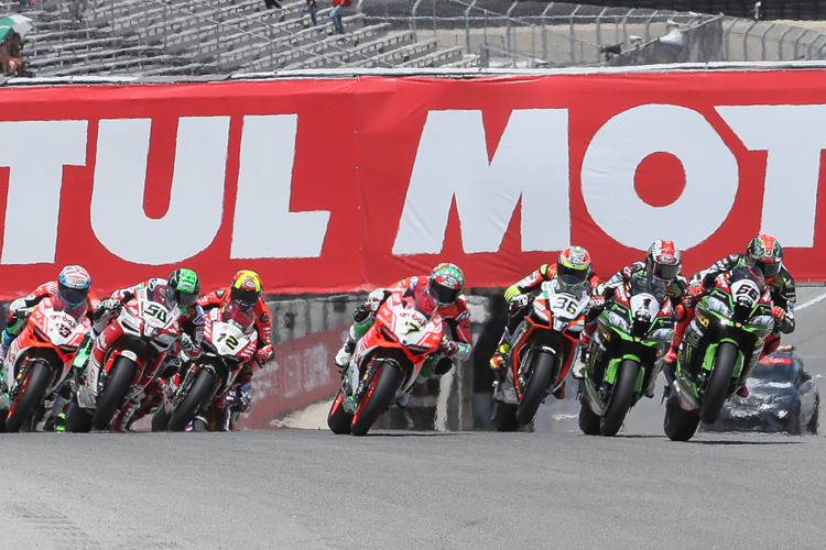 Die Start-Ziel-Gerade in Laguna Seca ist eine Kurve